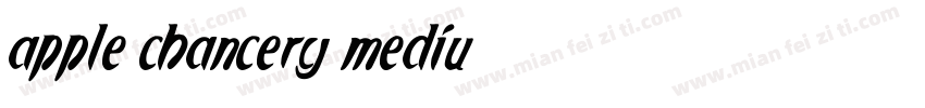 apple chancery-mediu字体转换